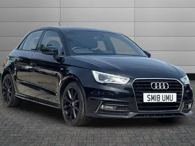 Used Audi A1 Sportback S-Line 114 HP (83 kW) 2018 Brilliant black Hatchback