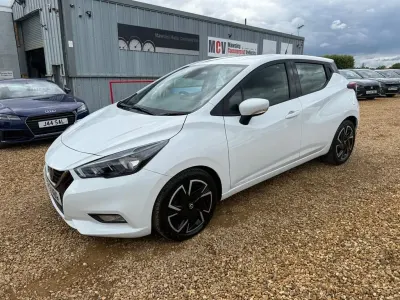 Second-hand Nissan Micra Acenta 92 CP (67 kW) 2021 Alb Hatchback
