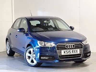 Used Audi A1 Sport 95 HP (69 kW) 2015 Blue Hatchback