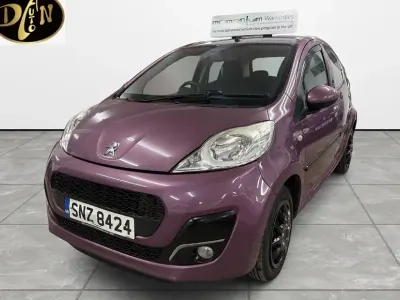 Used Peugeot 107 Active 68 HP (50 kW) 2013 Purple Hatchback