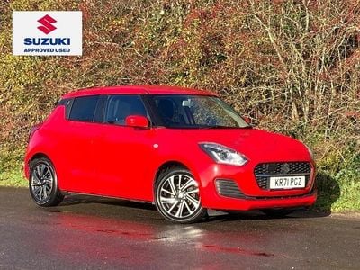 Red Used 2021 Suzuki Swift SZ-L Hatchback | £10,795 (Good price)