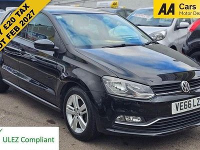 Used VW Polo Edition 90 HP (66 kW) 2017 Black Hatchback