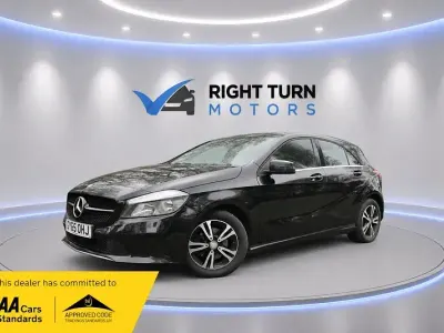 Used Mercedes A180 SE 122 HP (89 kW) 2015 Black Hatchback