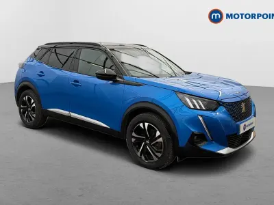 Used Peugeot e-2008 GTi 100 kW (136 HP) 2021 Blue SUV