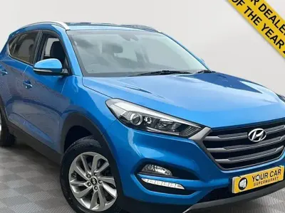 Used Hyundai Tucson SE 116 HP (85 kW) 2015 Blue SUV