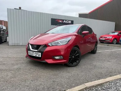 Usata Nissan Micra N-Connecta 90 CV (66 kW) 2017 Rosso Utilitaria