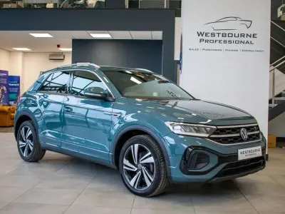 Begagnad VW T-Roc R-line 150 HK (110 kW) 2022 Blå SUV