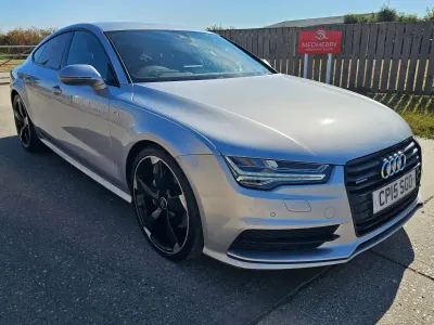 Used Audi A7 Black Edition 2015 Silver Hatchback