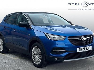Used Vauxhall Grandland X Sport 131 HP (96 kW) 2019 Blue SUV