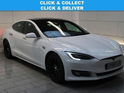 Used Tesla Model S 350 kW (476 HP) 2018 White Hatchback