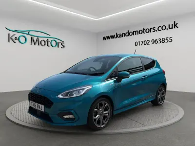 Used Ford Fiesta ST-Line 125 HP (91 kW) 2018 Blue Hatchback