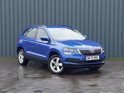 Used Skoda Karoq SE 116 HP (85 kW) 2020 Blue SUV