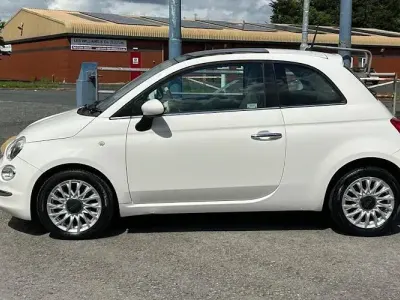 Used Fiat 500 Lounge 69 HP (50 kW) 2015 White Hatchback