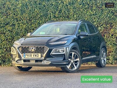 Black Used 2018 Hyundai Kona Premium SUV | £11,395 (Fair price)