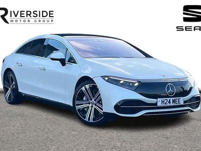 Diamond white Used 2022 Mercedes EQS450+ Exclusive Luxury Sedan | £45,990 (Good price)