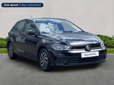 Used VW Polo Life 95 HP (69 kW) 2022 Black Hatchback