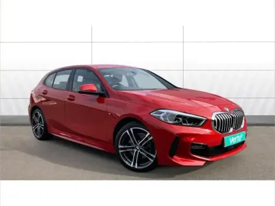 Used BMW 118 M Sport 136 HP (100 kW) 2021 Red Hatchback