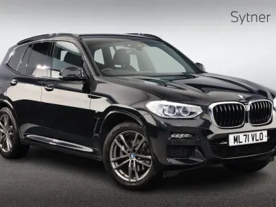 Used BMW X3 M Sport 181 HP (133 kW) 2021 Black SUV
