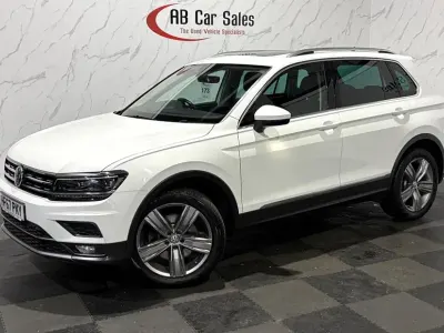 Używany VW Tiguan SEL 180 KM (132 kW) 2017 Biały SUV