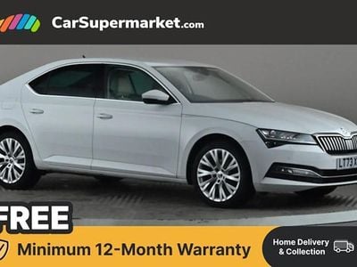 Used Skoda Superb SE L 150 HP (110 kW) 2022 White Hatchback