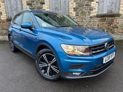 Blue Used 2018 VW Tiguan SE SUV | £15,795 (Fair price)