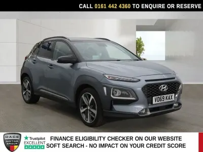 Used Hyundai Kona Premium 177 HP (130 kW) 2019 Silver SUV