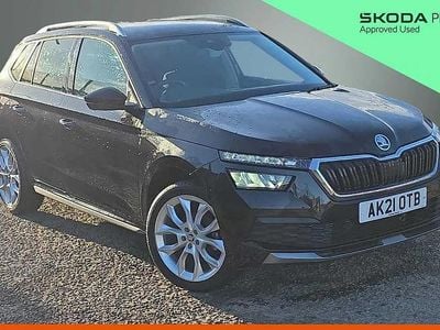 Used Skoda Kamiq SE L 147 HP (108 kW) 2021 Black magic pearl effect SUV
