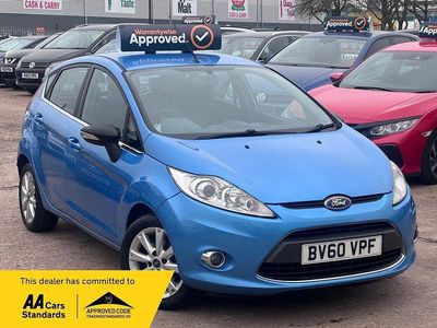 Used Ford Fiesta Zetec 82 HP (60 kW) 2010 Blue Hatchback