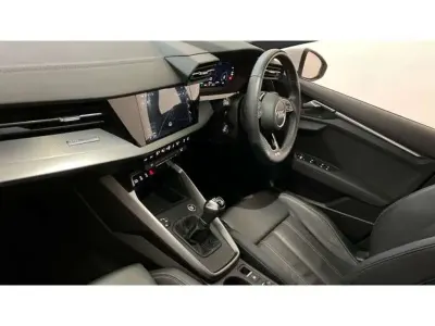 Used Audi A3 S-Line 110 HP (80 kW) 2023 White Sedan