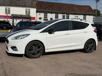 Used Ford Fiesta ST-Line X 100 HP (73 kW) 2019 White Hatchback
