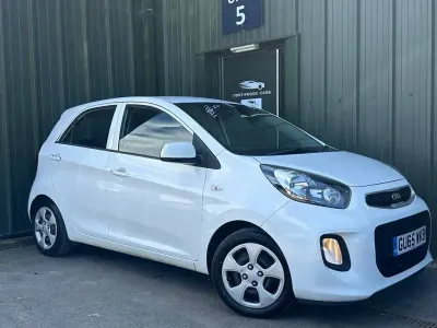 Used Kia Picanto 65 HP (47 kW) 2015 White Hatchback