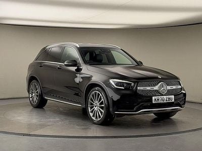 Obsidian black Used 2020 Mercedes GLC220 AMG line SUV | £25,200 (Fair price)