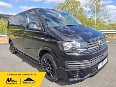 Used VW T6 Startline 102 HP (75 kW) 2017 Black Van