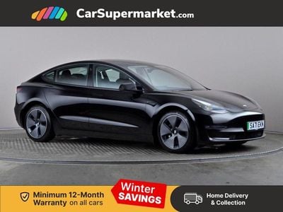 Black Used 2021 Tesla Model 3 Long Range AWD Sedan | £17,476 (Fair price)