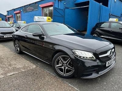 Black Used 2019 Mercedes C200 AMG line Coupe | £17,495 (Fair price)