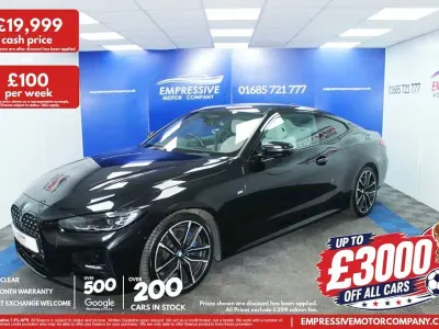 Used BMW 420 M Sport 190 HP (139 kW) 2021 Black Coupe