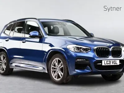 Used BMW X3 M Sport 187 HP (137 kW) 2021 Blue SUV