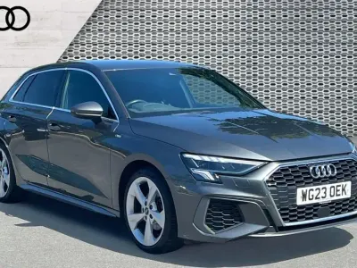 Used Audi A3 S-Line 150 HP (110 kW) 2023 Grey Sedan