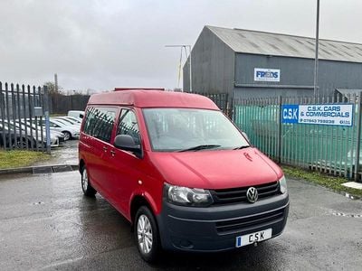 Used VW T5 84 HP (61 kW) 2011 Red Van
