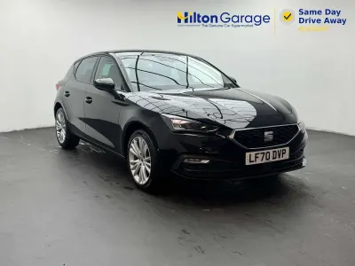 Used Seat Leon SE Dynamic 110 HP (80 kW) 2021 Black Hatchback