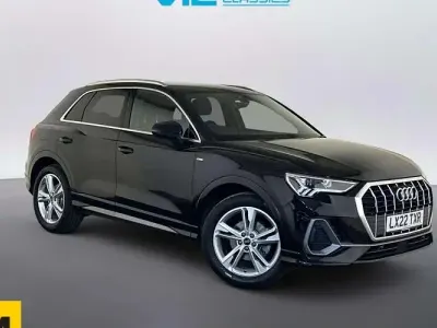 Usado Audi Q3 S-Line 150 CV (110 kW) 2022 Negro SUV