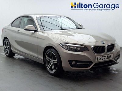 Used BMW 218 Sport Line 150 HP (110 kW) 2017 Silver Coupe