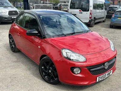 Used Vauxhall Adam 70 HP (51 kW) 2018 Red Hatchback