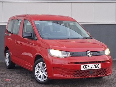 Used VW Caddy 114 HP (83 kW) 2022 Red MPV