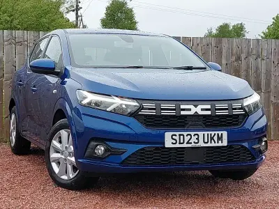 Usado Dacia Sandero Expression 91 CV (66 kW) 2023 Azul Utilitario