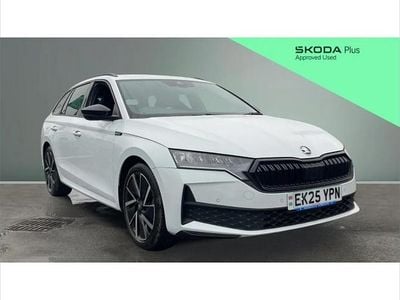 Used Skoda Octavia SportLine 150 HP (110 kW) 2025 White Estate