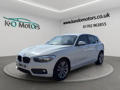 Used BMW 118 Sport Line 2015 White Hatchback