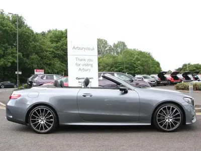 Used Mercedes E220 AMG Line Premium Plus 191 HP (140 kW) 2020 Grey Cabriolet