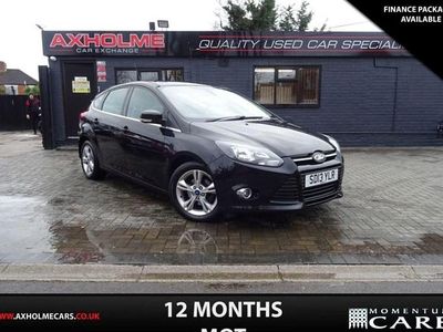 Black Used 2013 Ford Focus Zetec Hatchback | £3,495 (Fair price)
