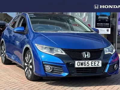 Used Honda Civic SR 139 HP (102 kW) 2016 Blue Hatchback